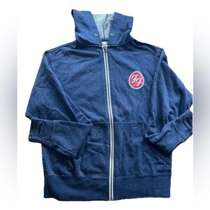 Foo Fighters blue Wrigley zip up hoodie 2015 tour